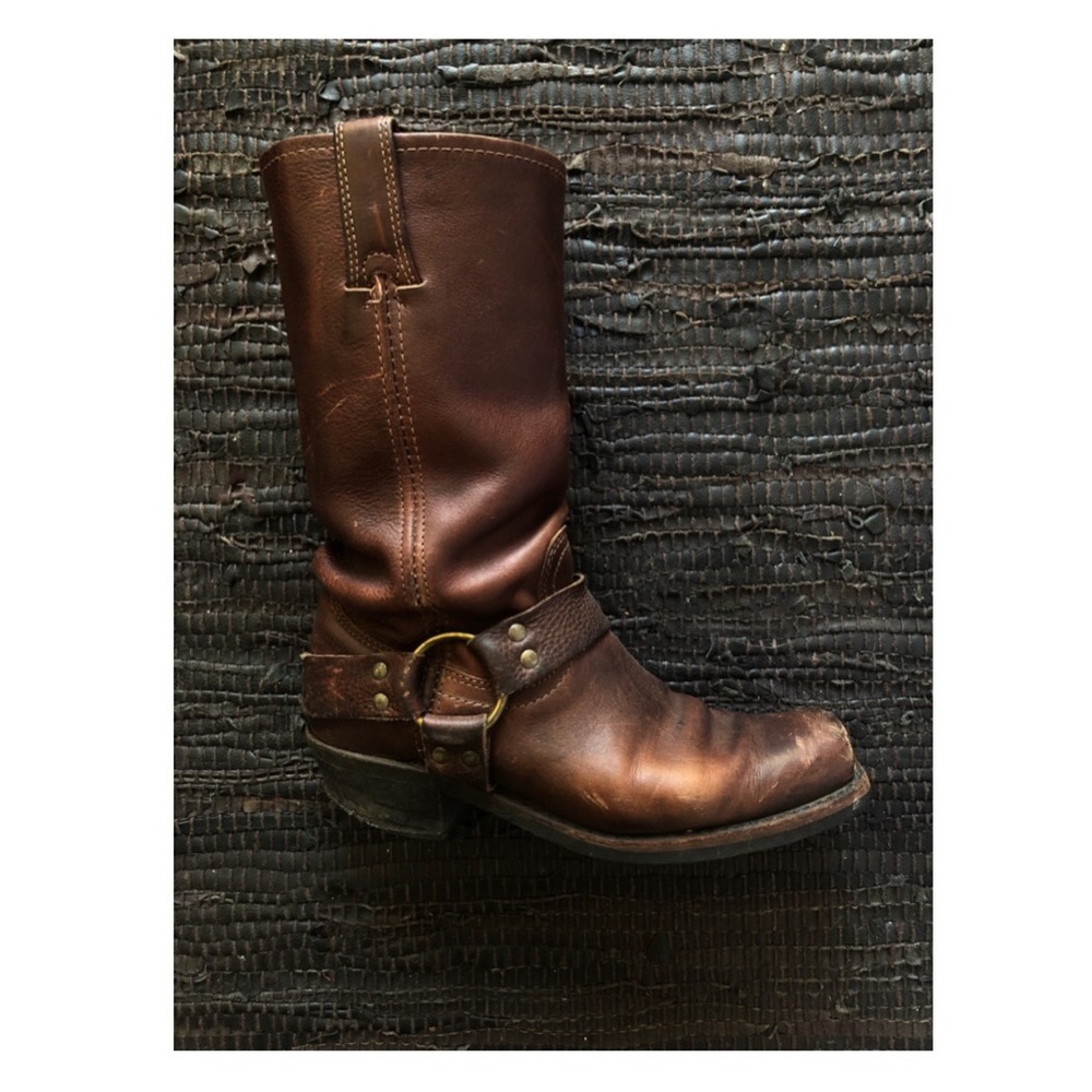 Frye harness motorcycle boot